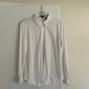 Theory relaxed fit white shirt